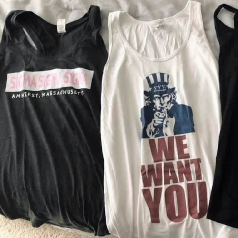 Bundle of two Tri Sigma tank tops!